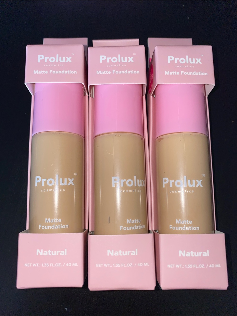 Prolux Matte Foundation NATURAL Set